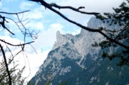 The Karwendel, left part looks like a hedgehog.