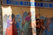 Detail of one of them (with dressed Adam & Eve) in the lights and shadows.