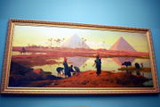 The Water of the Nile from Frederick Goodall, who specialized in Egyptian themes.