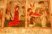 The beheading of Saint Catherine.