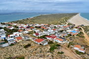 The frontier between the Ocean and the Ria Formosa, the south tip of Portugal, May 2017.
