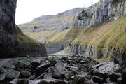 The Gordale Scar, on 21 December (2022).