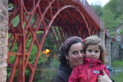 The Iron bridge in Ironbridge.
