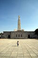 Julia in front of the "modern" Monument to the Sacred Heart of Jesus.