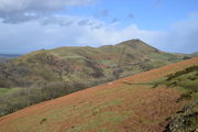 Caer Caradoc from Hope Bowdler hill.