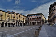Backward view, the street goes up to the Parador.