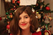 Julia, dressed up.