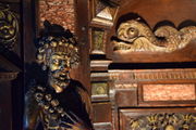 Detail of a precious furniture.