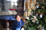 Julia is more interested by Christmas trees than antiques to store bishop garnments.