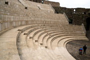 The Roman theatre, restored.