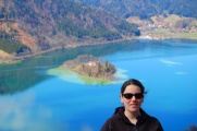 Elena and the Schliersee, from above.