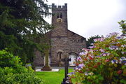 The village's church.