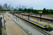 Train station at the Field museum.