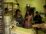 Explaining how to cook the pâte feuilletée.