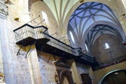 Inside the church.