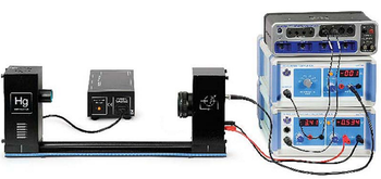 One of our setup to detect single photons.