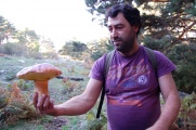 According to this proud gentleman, this is probably the biggest boletus ever found in this area.