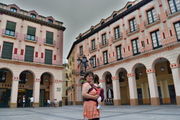 The new Huesca, here on the square of D.Luis López Allué.